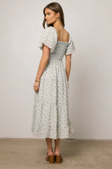 Asha Floral Midi Dress FINAL SALE