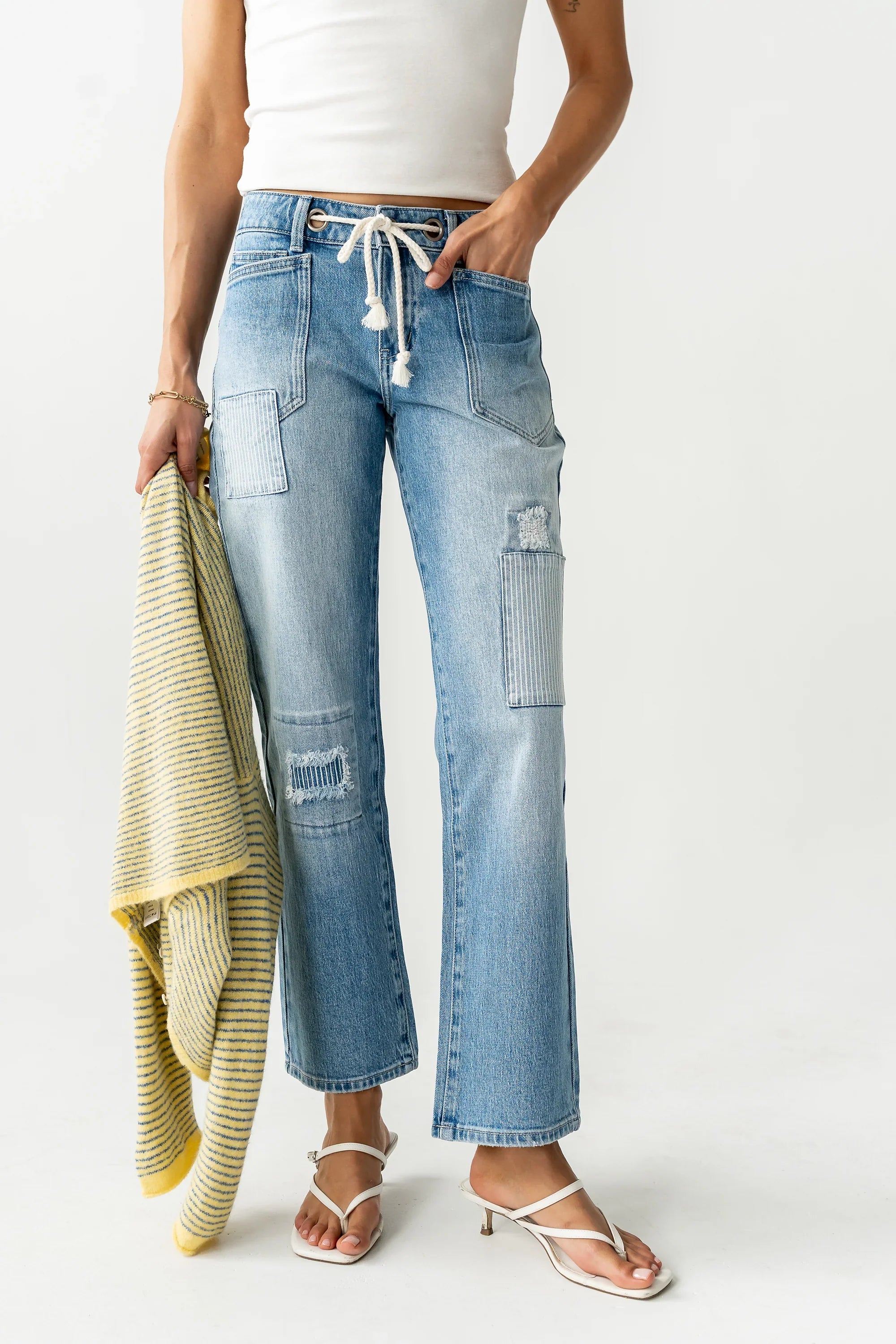 Marty Patchwork Jeans