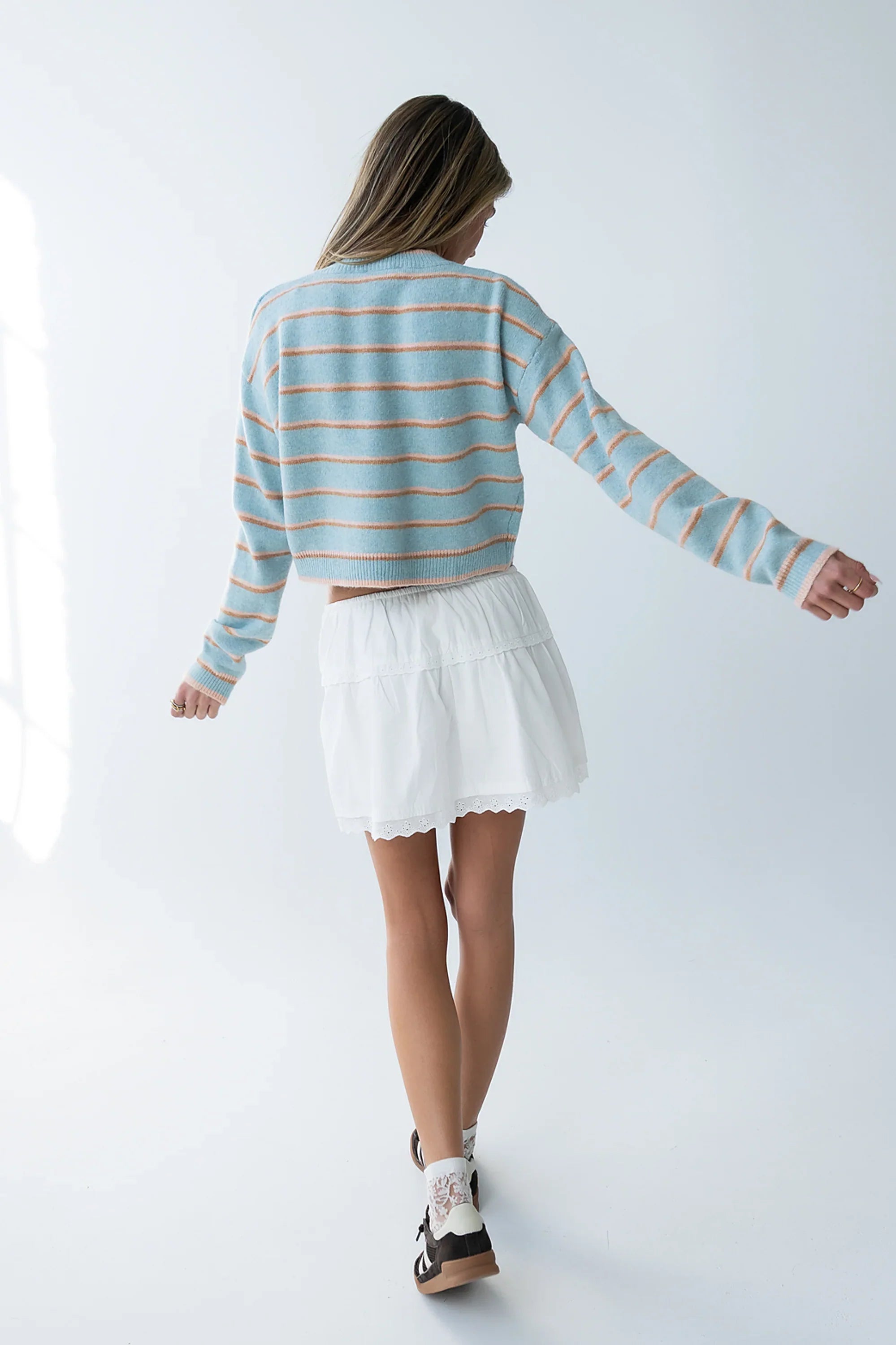 Brandi Embroidered Mini Skirt