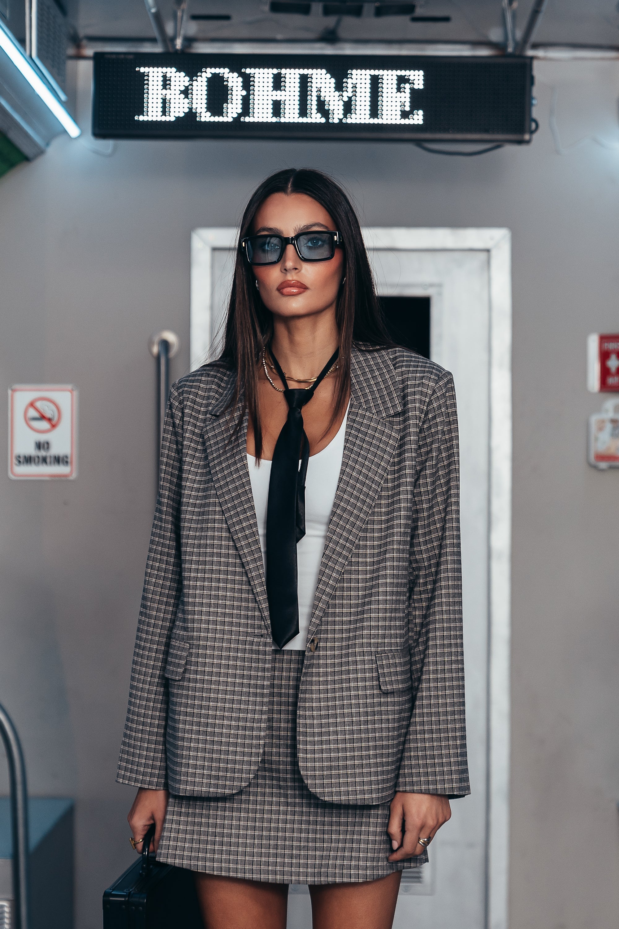 Benji Plaid Blazer