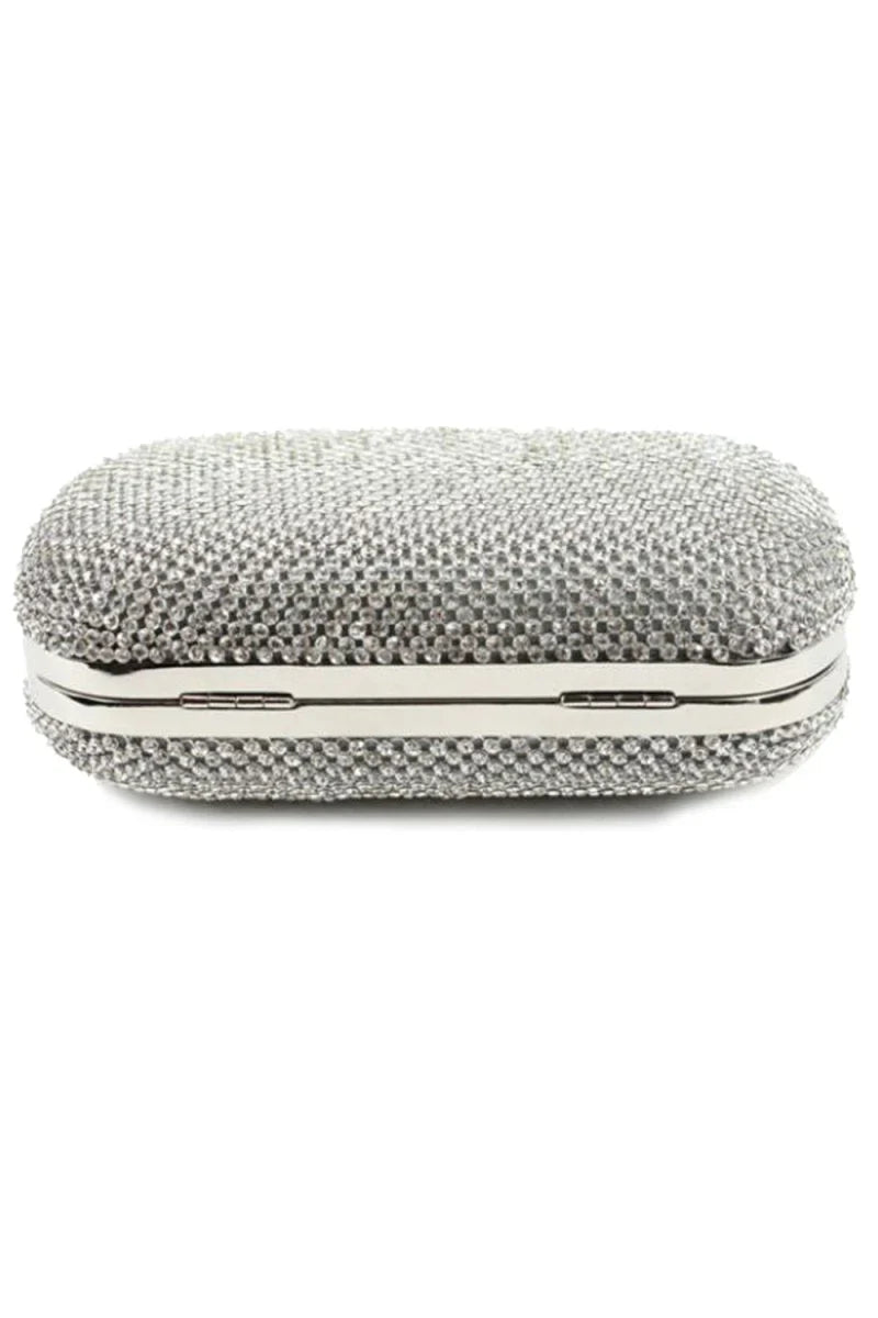 Beautiful Metal With Crystal Rhinestone Adjustable Bridal Purse