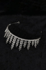 Silver Crystal Tiara For Women