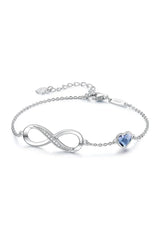 Red Chain Bracelets with Birthstone