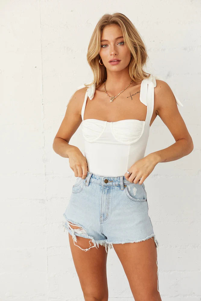 Dusters Short In Layla Bleach