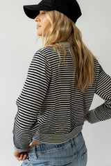 Josy Button Front Cardigan in Dusty Blue