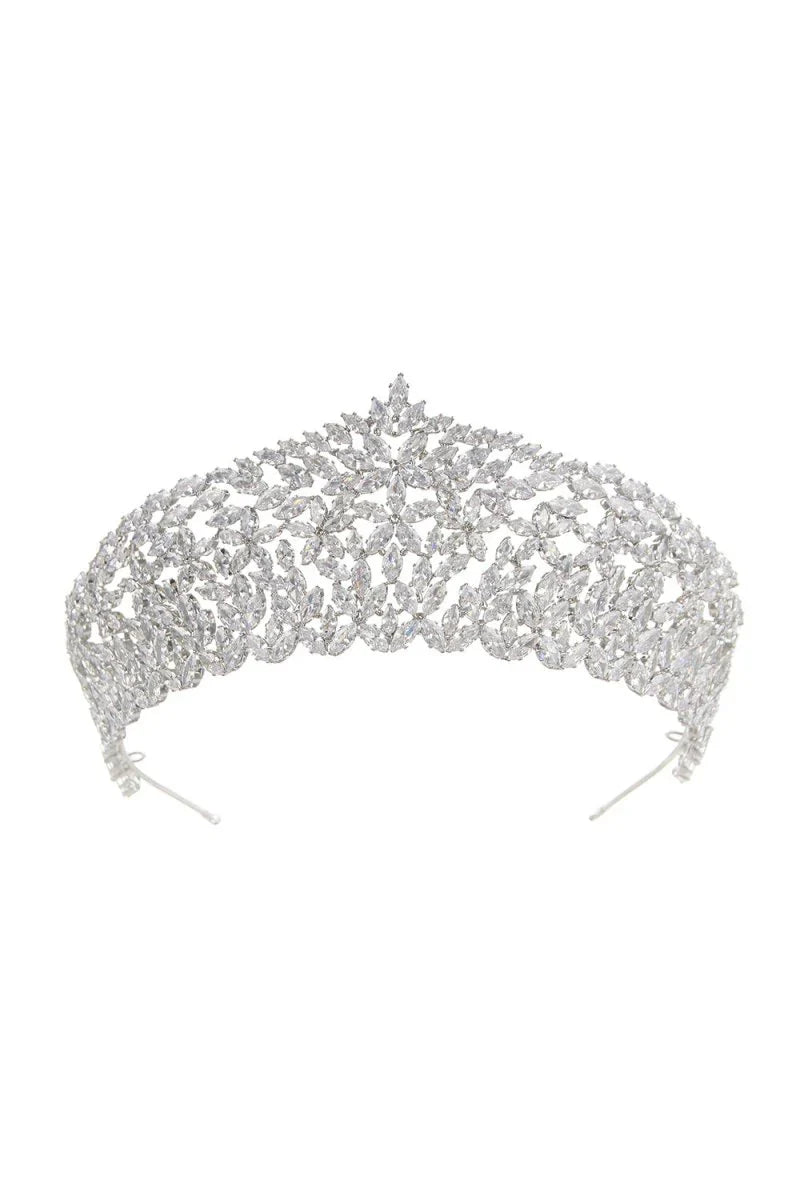 Vintage Zircon Wedding Crown