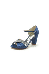 Open Toe Party Shoes with Rhinestone