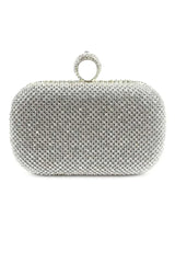 Fascinating Rhinestone With Glitter Adjustable Clutches
