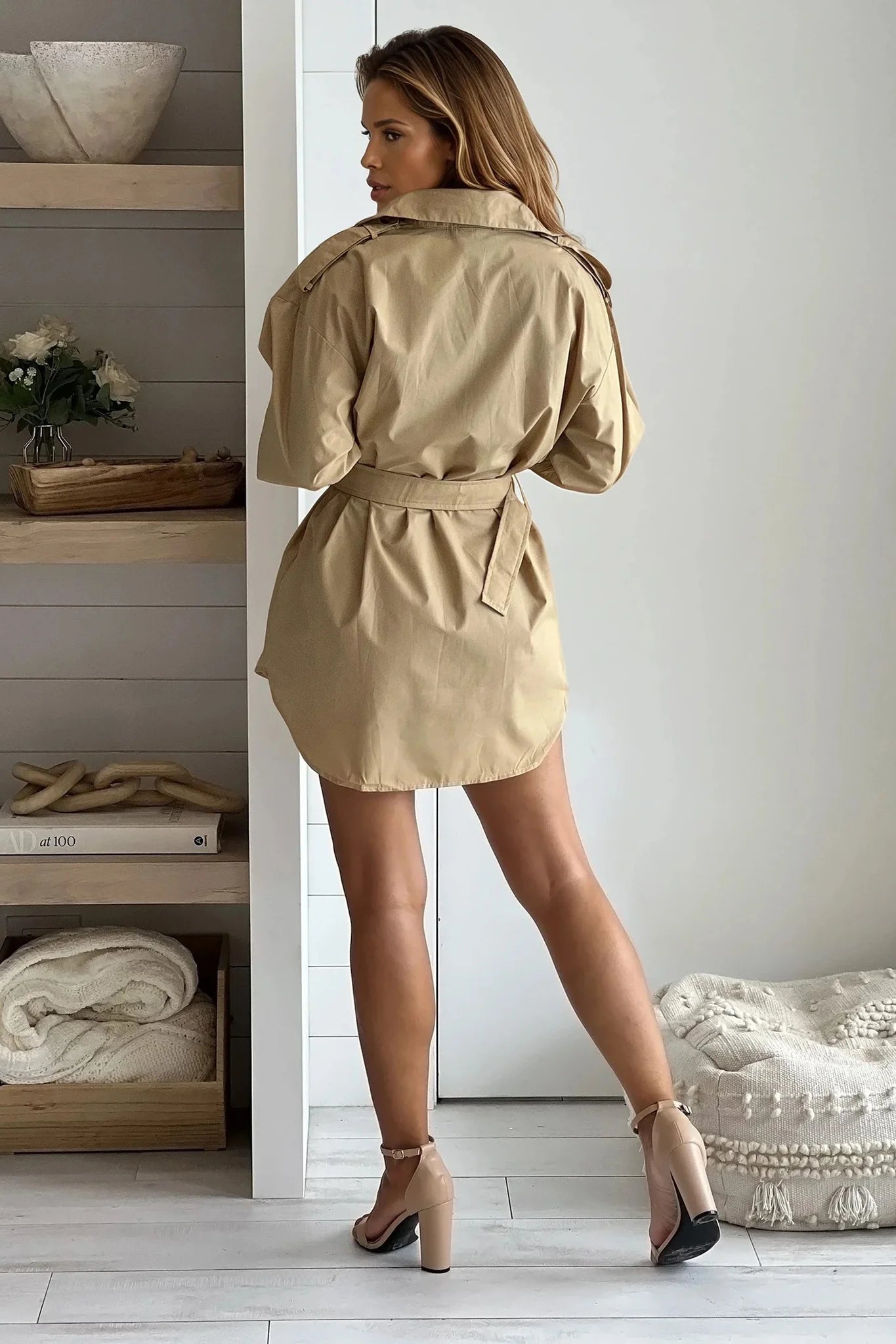 Espresso Loose Fit Mini Dress
