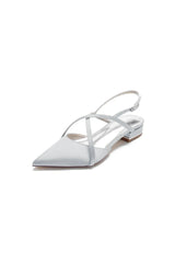 Simple Pointed Toe Ankle Straps Kitten Heels