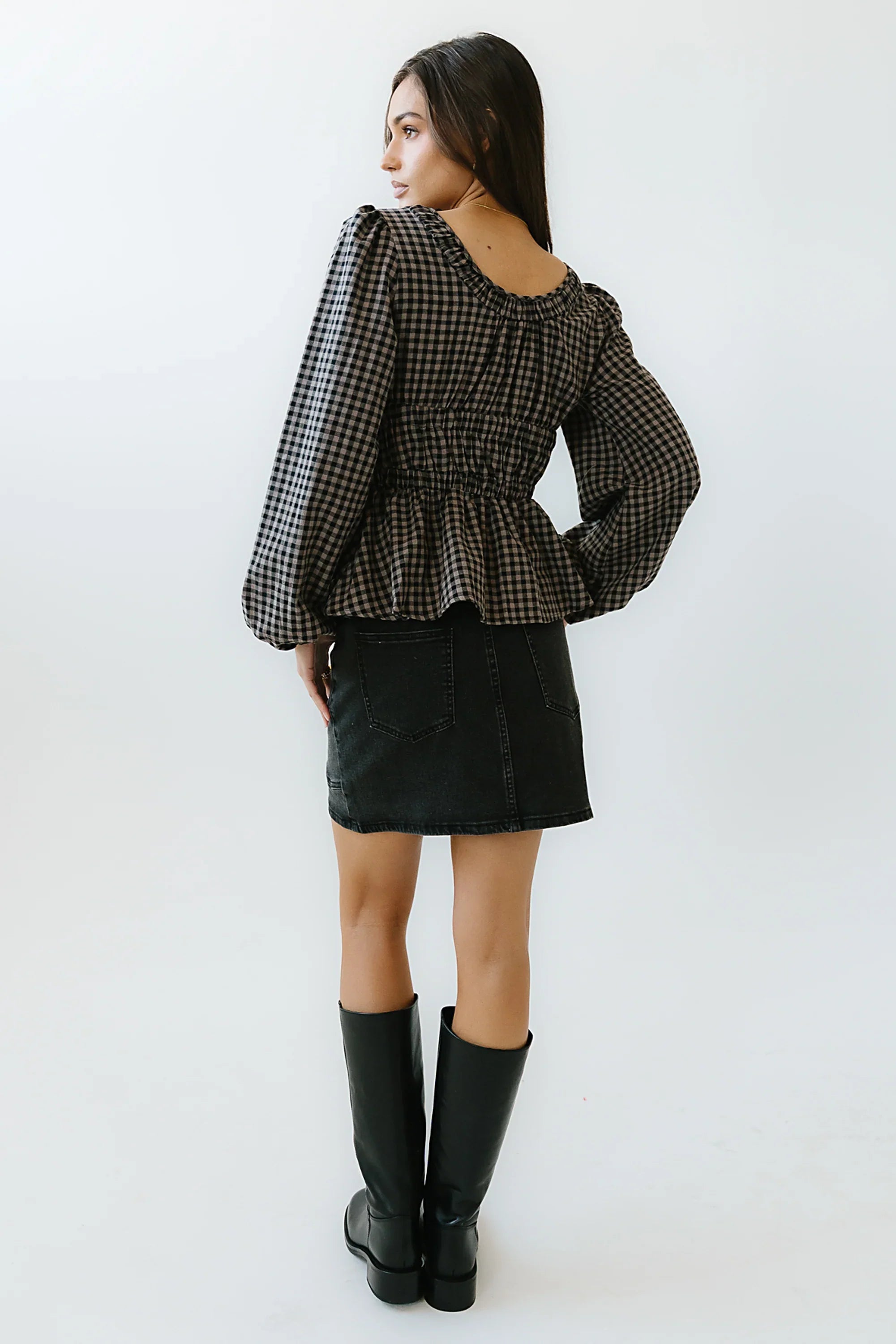 Laurel Denim Mini Skirt