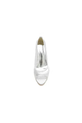 Peep Toe Slip on Mesh Stiletto Heels