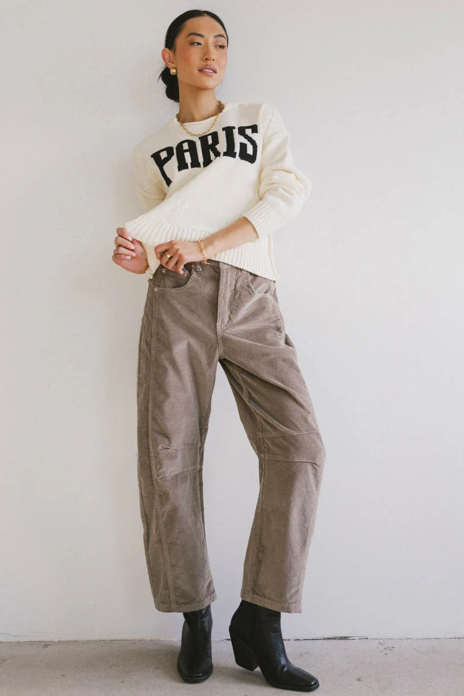 Paris Cable Knit Sweater FINAL SALE