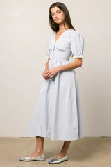 Romy Lace Trim Midi Dress FINAL SALE