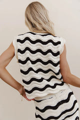 Elenor Knit Top in Black FINAL SALE