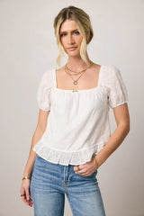 Olivia Embroidered Blouse FINAL SALE