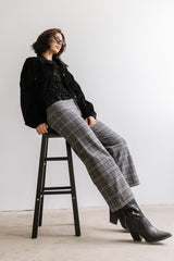 Fisher Plaid Wide Leg Pants FINAL SALE