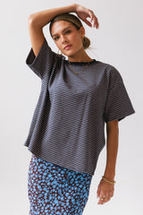 Salem Knit Top in Navy FINAL SALE