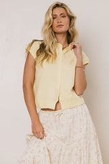 Clark Cardigan in Yellow