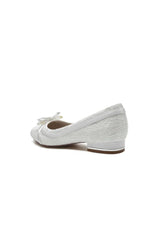 Lace Flats Sandal with Bow Bridal