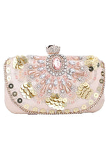 Sequins Rhinestones Square Party Handbag