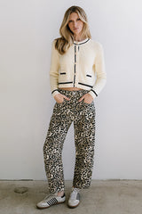 Karmella Contrast Cardigan