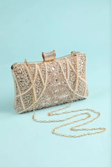 Reto Pearl Embroidery Handbag