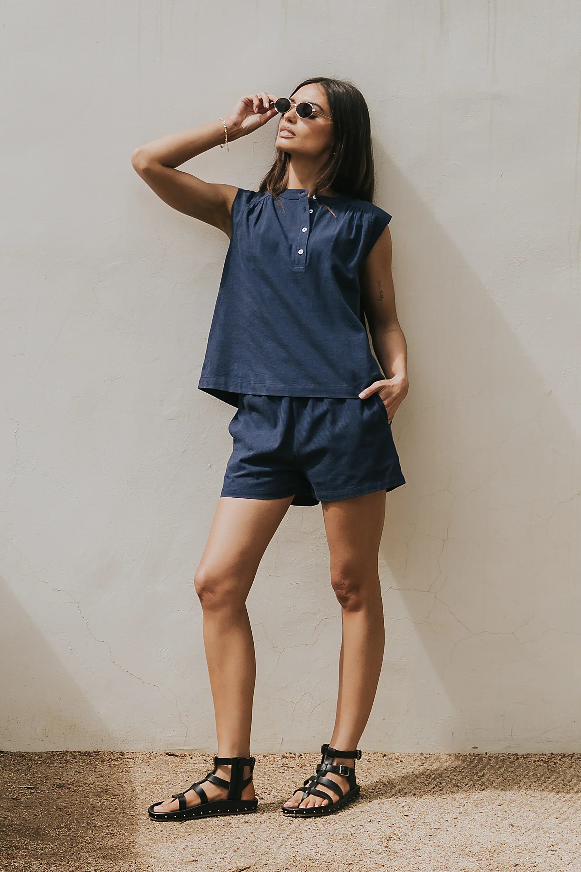 Harley Tank in Navy