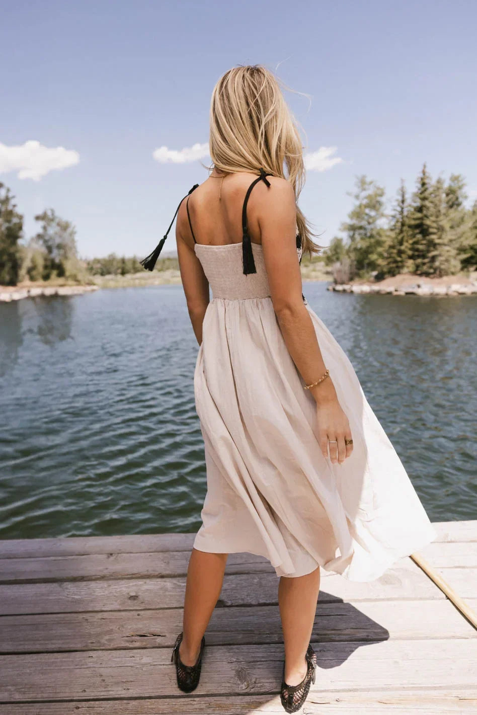 Perran Crochet Bodice Dress FINAL SALE