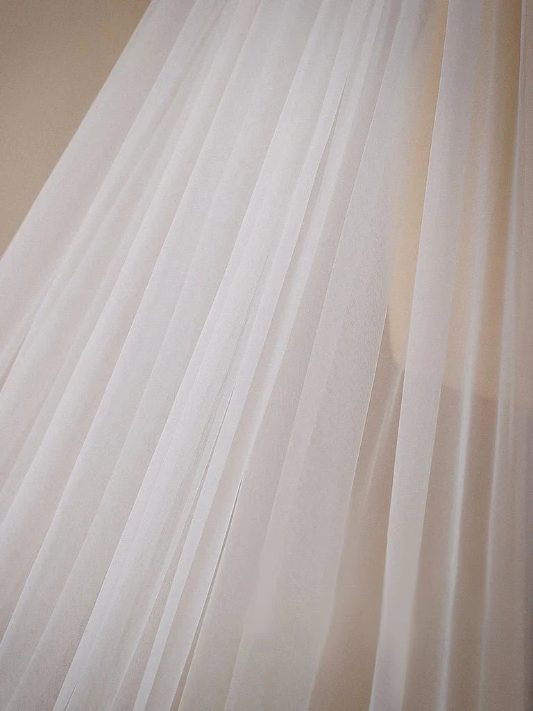 Flower Lace Cathedral Veil Bridal Veil Wedding Veil