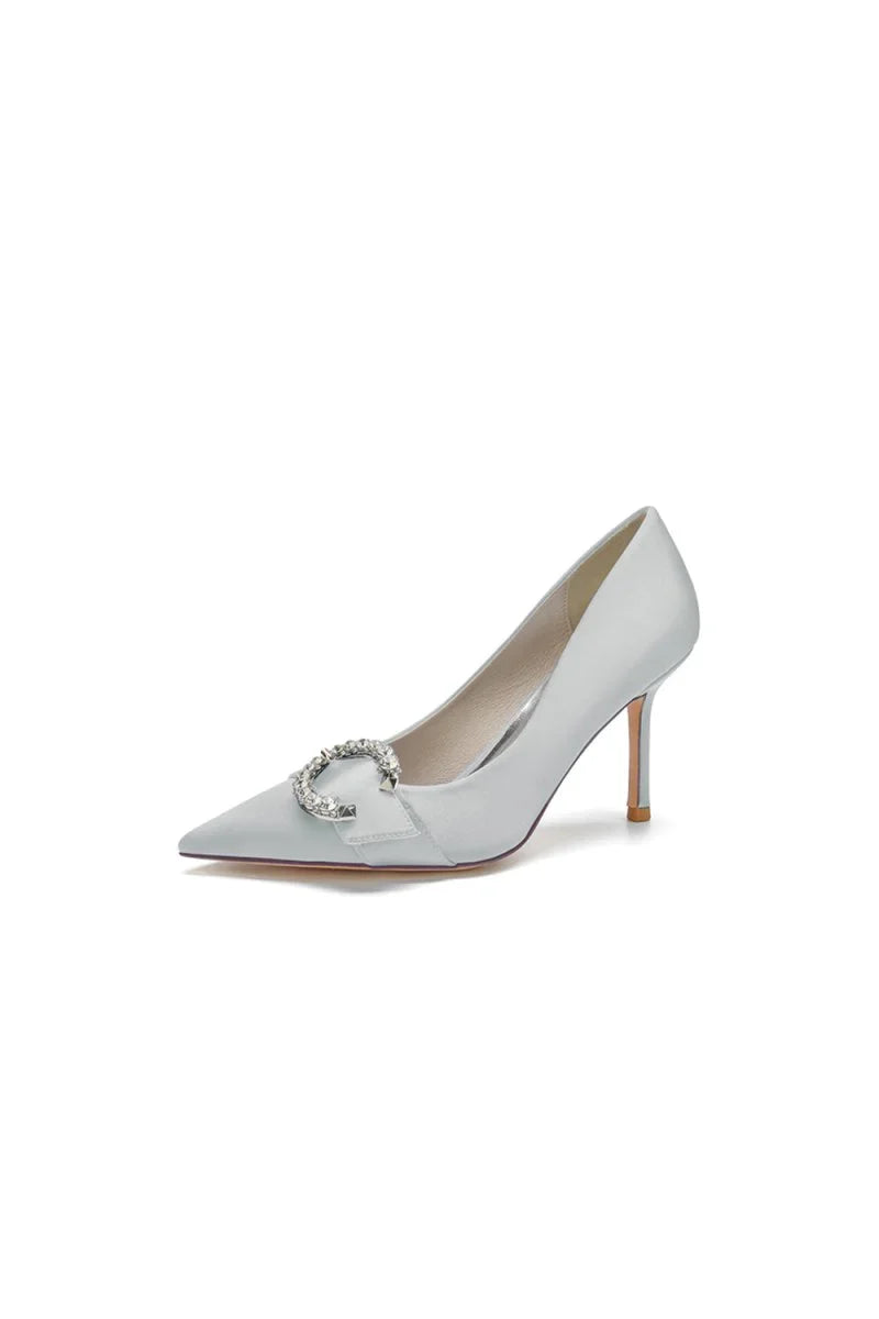 Crystal Cocktail Pointed Toe High Heels