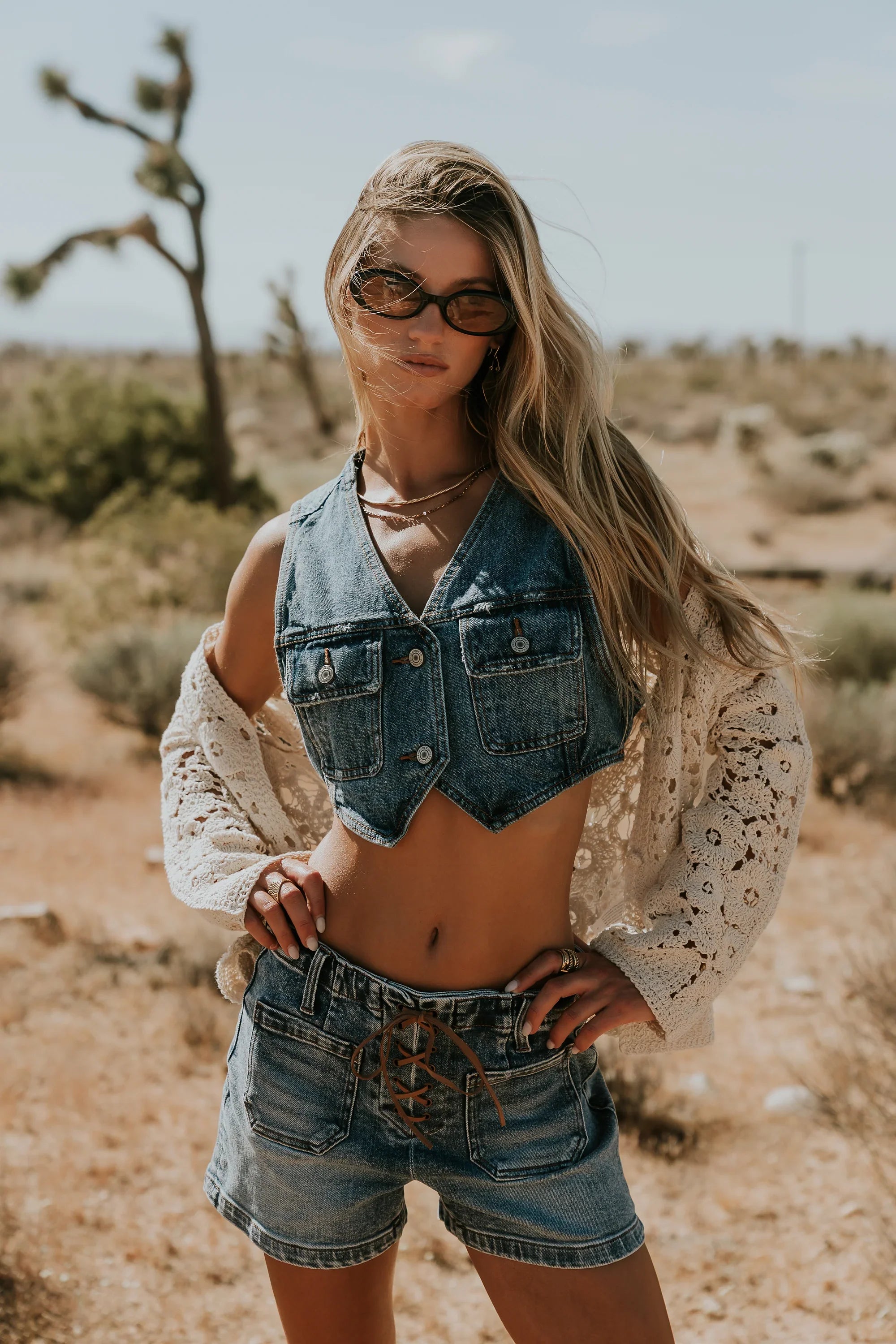 Colleen Denim Shorts