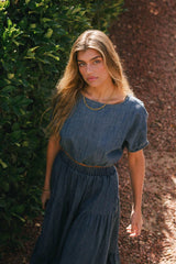 Kiera Denim Top FINAL SALE