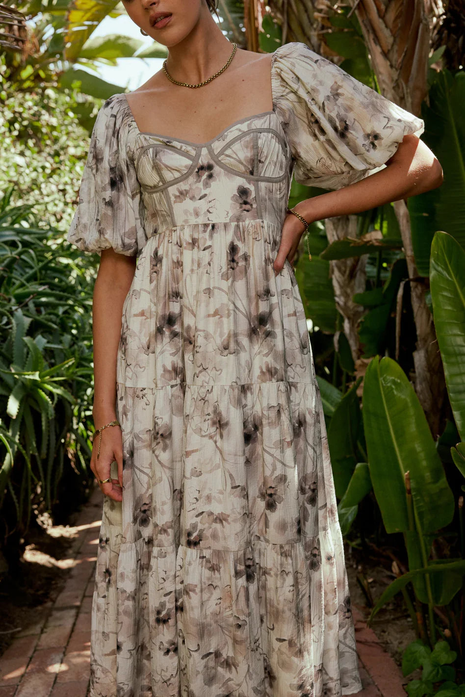 Gaudria Floral Maxi Dress FINAL SALE