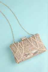 Reto Pearl Embroidery Handbag