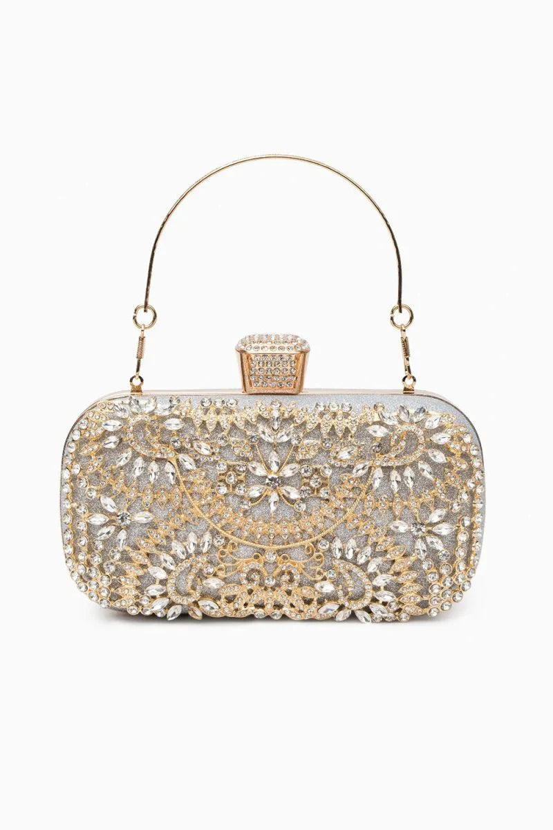Luxurious Flower Clutch Bag