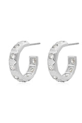 LUV AJ Mini Pyramid Stud Hoops
