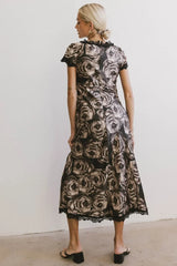 Beatriz Lace Trim Midi Dress FINAL SALE