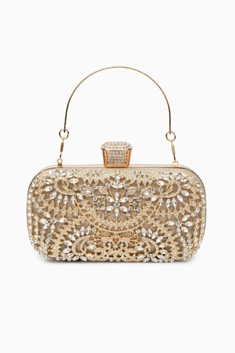 Luxurious Flower Clutch Bag