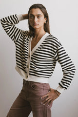 Osaia Striped Cardigan FINAL SALE
