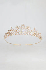 Gold Zirconia Queen Crown