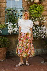 Cecily Floral Skirt FINAL SALE