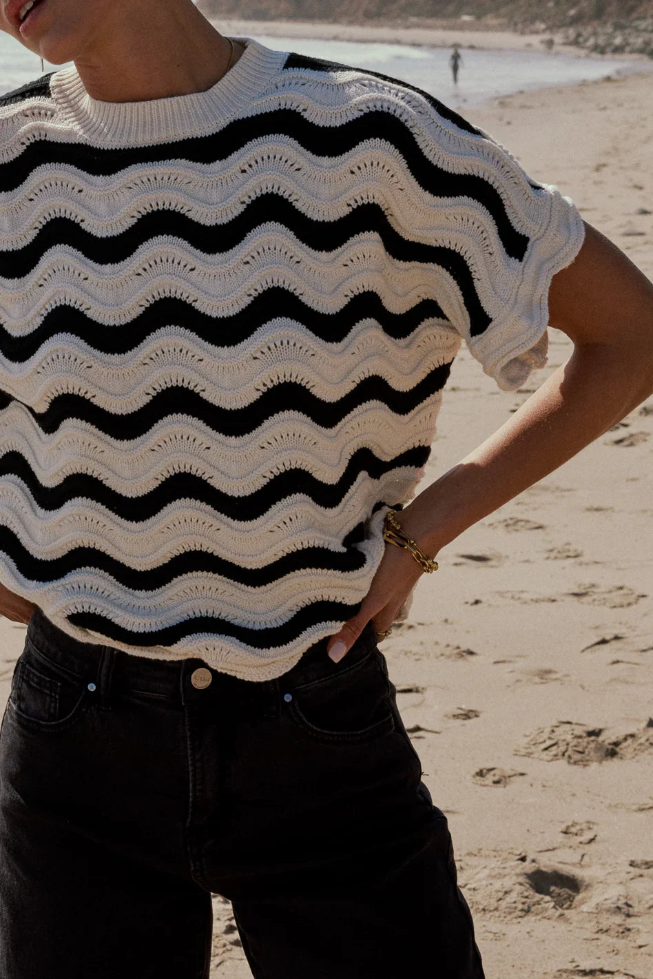 Marlene Wavy Sweater FINAL SALE