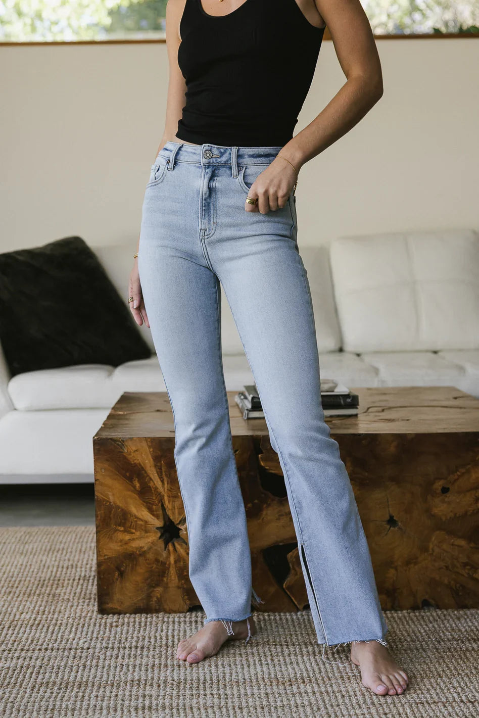 Ryan Bootcut Jeans in Light Wash FINAL SALE