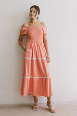Joy Lace Trim Maxi Dress FINAL SALE