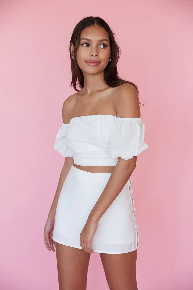 Beck Button Mini Skort