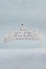 Womens Gold Princess Rhinestone Crowns