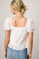 Olivia Embroidered Blouse FINAL SALE