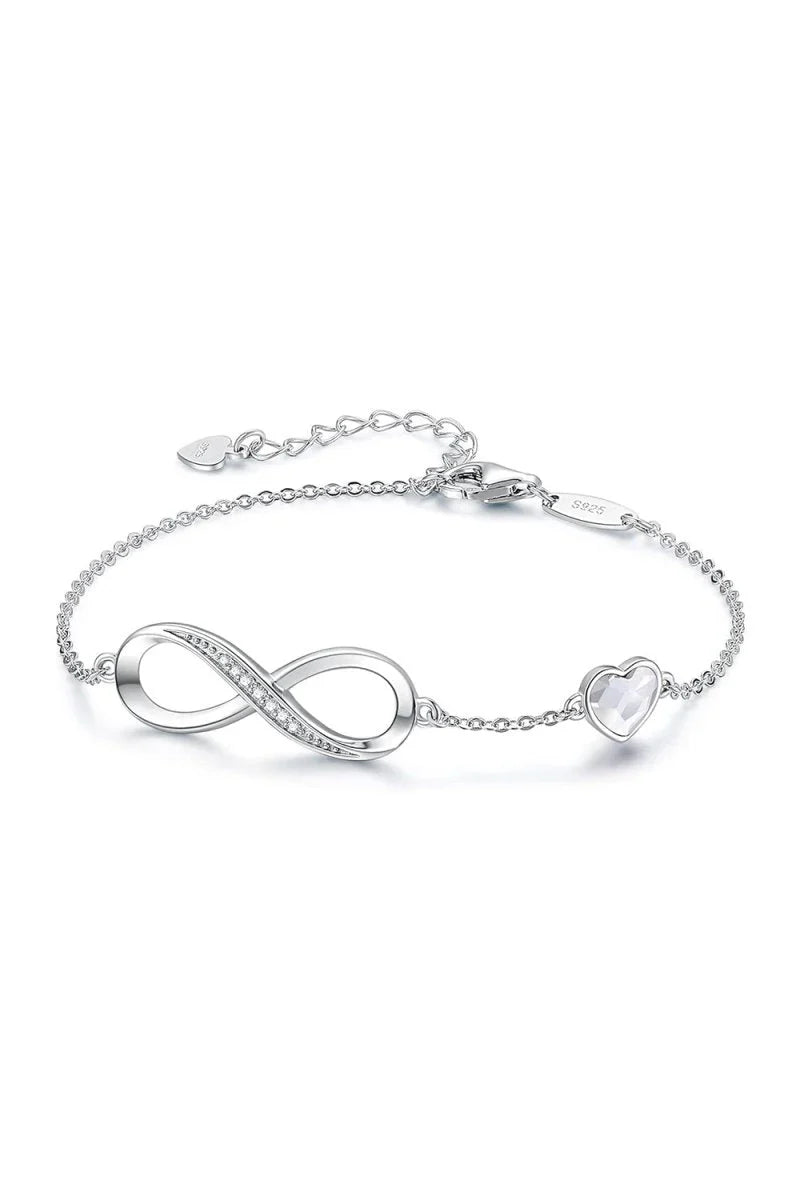Red Chain Bracelets with Birthstone
