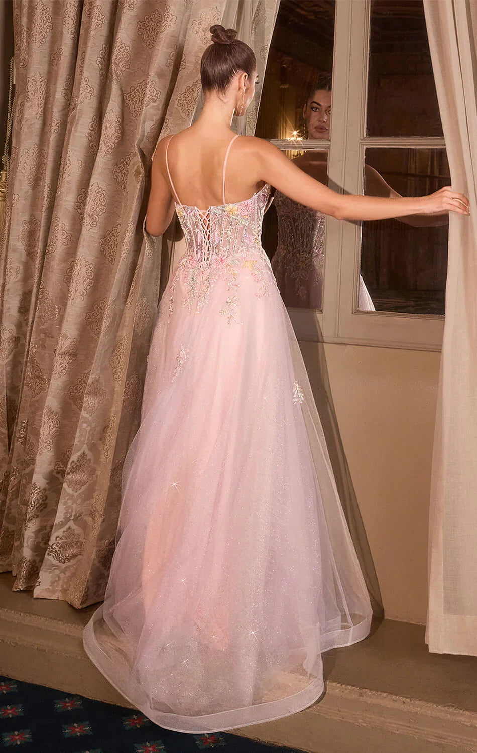 A1477 Waltzing Beaded Bouquet Ball Gown ANDREA LEO